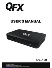QFX CV-100 User Manual