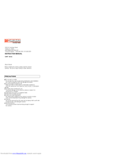 Digital Watchdog C235T Series Instruction Manual
