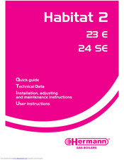 HERMANN FLUSSOSTATO OTTONE ART HA00540026 CALDAIA HABITAT 2 24 SE 