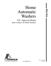 Alliance Laundry Systems ZWC372-3059 Service