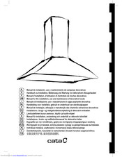 Cata Isla Gamma Manual For The Installation, Use And Maintenance