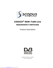 Scopus CODICO RSW-7x00 Product Description