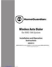 HomeGuardian 4902013 Installation And Operation Instructions Manual