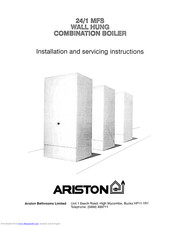 Ariston 24/1MFS Installation And Servicing Instructions