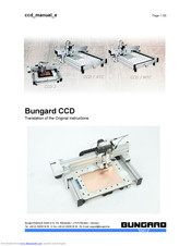 Bungard CCD Original Instructions Manual