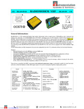Instrumentation Systems & Services DL169-IN User Manual