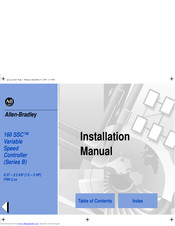 Allen-Bradley 160 SSC Installation Manual