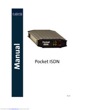 INSYS Pocket ISDN Manual