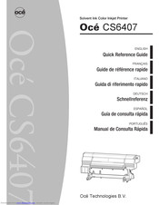 Oce CS6407 Quick Reference Manual