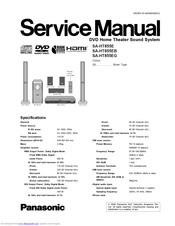 Panasonic SA-HT855E Service Manual