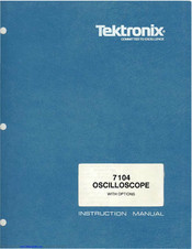 Tektronix 7140 Instruction Manual