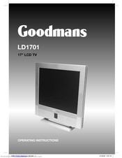 Goodmans LD1701 Operating Instructions Manual