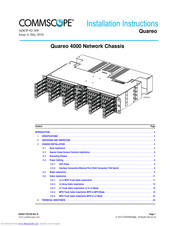 COMMSCOPE Quareo 4000 Installation Instructions Manual