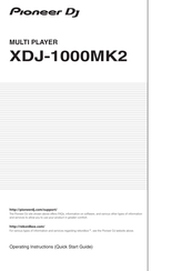 Pioneer DJ rekordbox XDJ-1000MK2 Operating Instructions Manual