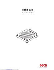 Seca 878 Instructions For Use Manual
