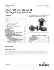 Emerson Fisher 1052 Instruction Manual