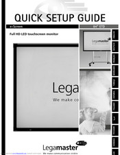 LEGAMASTER E-SCREEN Quick Setup Manual
