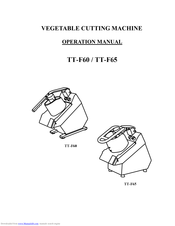 Twothousand TT-F60 Operation Manual
