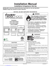 Hearth & Home ECO-CAB50 Installation Manual