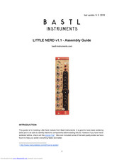 BASTL Instruments Little Nerd Assembly Manual