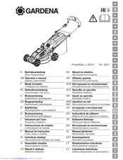 Gardena PowerMax Li-40/41 Operator's Manual