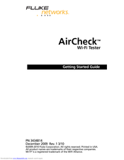 Fluke 3434814 Getting Started Manual