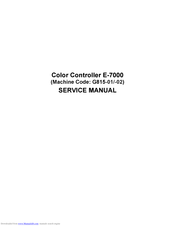 Ricoh E-7000 Service Manual