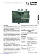 System Sensor A310E Installation And Maintenance Instructions Manual