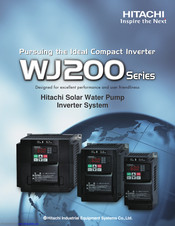 Hitachi WJ-0040H User Manual