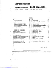 Benelli sprite-barracuda Shop Manual