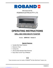 ROBAND GMW815E Operating Instructions Manual