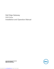 Dell Edge 5000 Series Installation And Operation Manual