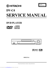 Hitachi DV-C4 Service Manual