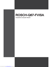 Rosch Computer ROSCH-Q67FVISA Manual