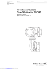 Endress+Hauser Tank Side Monitor NRF590 Operating Instructions Manual