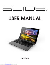 SLIDE TAB100W User Manual