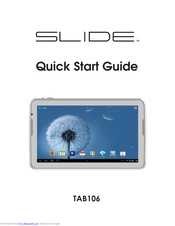 SLIDE TAB106 Quick Start Manual
