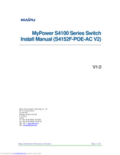 Maipu MyPower S4100 Series Install Manual