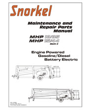 Snorkel MHP 13/35 Mark II Maintenance And Repair Parts Manual