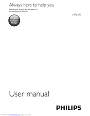 Philips HP6391 User Manual