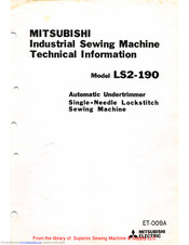 Mitsubishi LS2-190 Technical Information