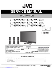 JVC LT-42WX70/AUPT Service Manual
