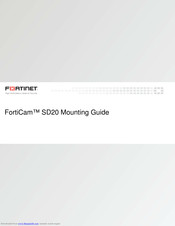 Fortinet FortiCam SD20 Mounting Manual