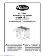 Hatco GRCMW-1 SERIES Installation And Operating Manual