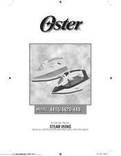 Oster 5520-449 Instruction Manual