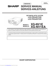 Sharp XG-NV1E Service Manual