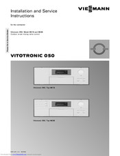 Viessmann Vivotronic 050 HK1S Installation And Service Instructions Manual