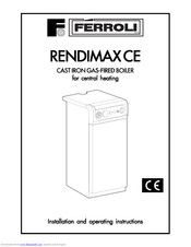 Ferroli Rendimax 16 CE Installation And Operating Instructions Manual