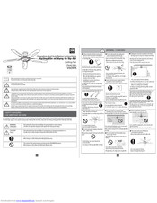 KDK v60wk Operating And Installation Instructions