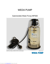 WEDA WP300 Instructions & Spare Parts Catalogue